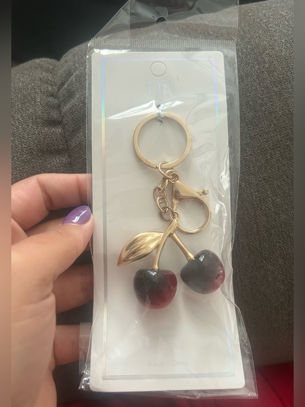 Cherry Purse Charm/Keychain